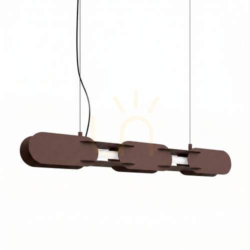 Kontrollera CHAIN 91 brun LED 3000K taklampa