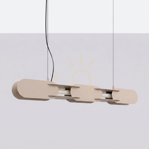 Kontrollera CHAIN 91 taupe LED 3000K taklampa
