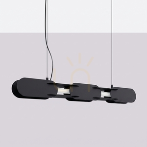 CHAIN 91 pendellampa svart LED 4000K small 1