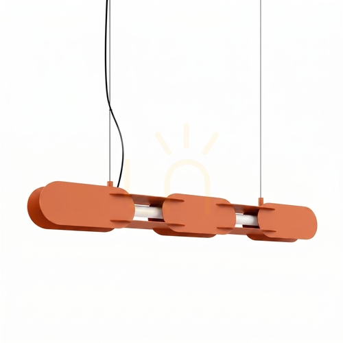 Kontrollera CHAIN 91 ockraröd LED 4000K pendellampa