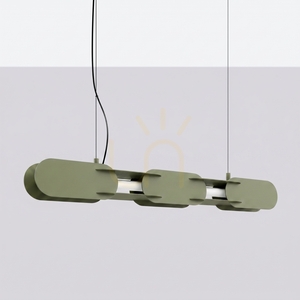 CHAIN 91 taklampa olivgrön LED 4000K small 1