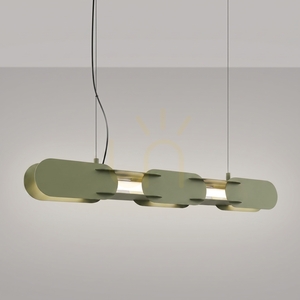 CHAIN 91 taklampa olivgrön LED 4000K small 2