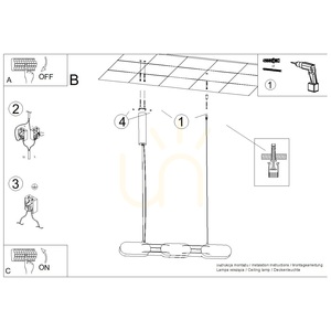 CHAIN 91 taklampa olivgrön LED 4000K small 6
