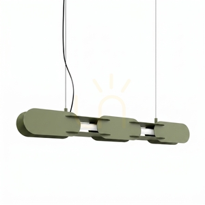 CHAIN 91 taklampa olivgrön LED 4000K small 0