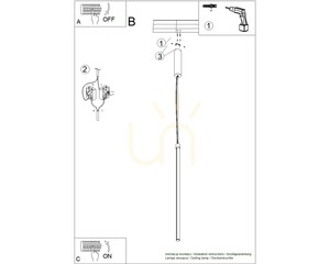 TRANG 100 beige LED 3000K taklampa small 7
