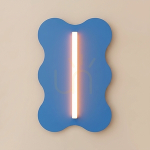 KLOVER vägglampa blå small 3