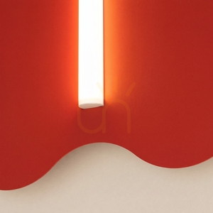 KLOVER vägglampa röd small 4