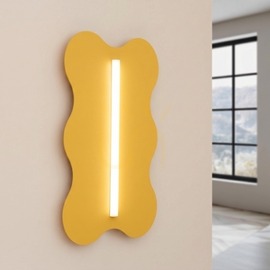 KLOVER vägglampa gul small 2