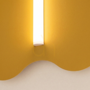 KLOVER vägglampa gul small 4
