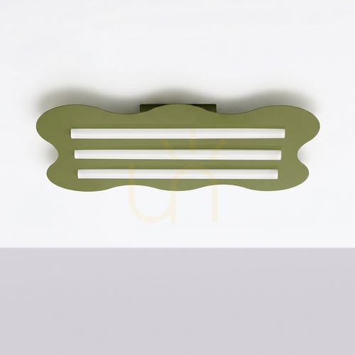 Kontrollera KLOVER plafond olivgrön