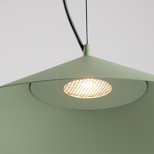 FINT grön oliv LED 4000K pendellampa small 4