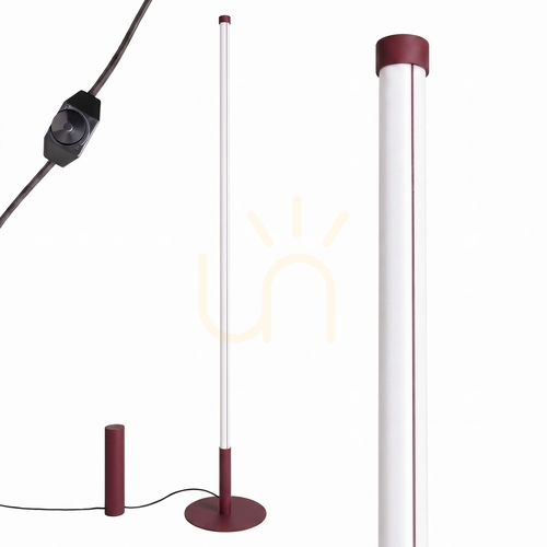 Kontrollera TRANG vinröd 3000K golvlampa