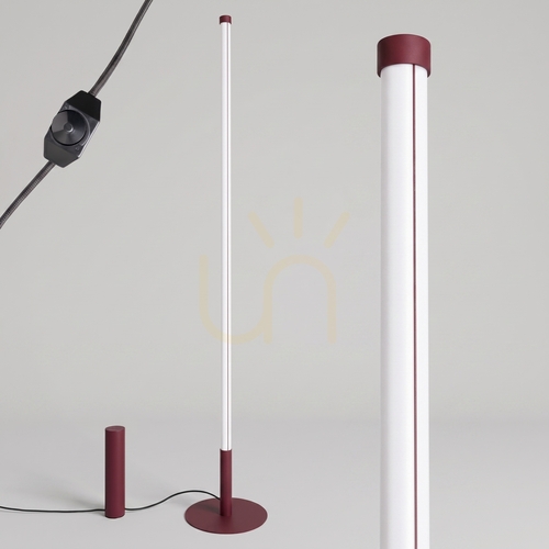 Kontrollera TRANG vinröd 4000K golvlampa