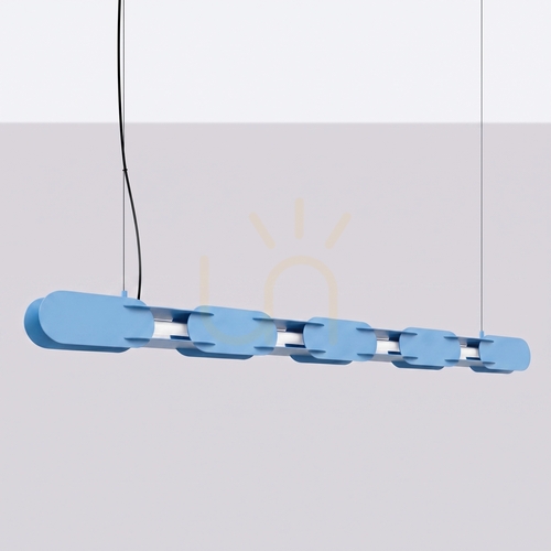 Kontrollera CHAIN 158 blå LED 3000K taklampa