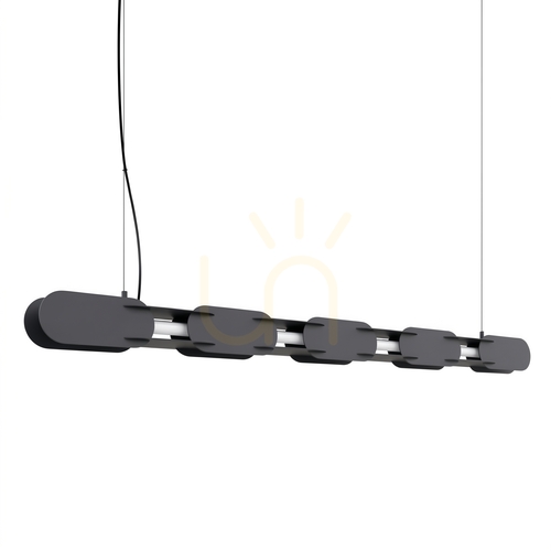 Kontrollera CHAIN 158 svart LED 3000K taklampa