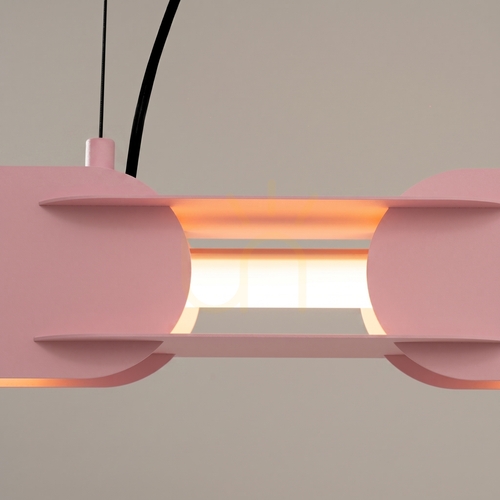Kontrollera Thoro CHAIN 158 rosa LED-pendellampa 3000 K TH.1029