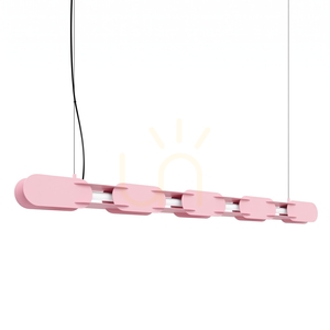 Thoro CHAIN 158 rosa LED-pendellampa 3000 K TH.1029 small 0