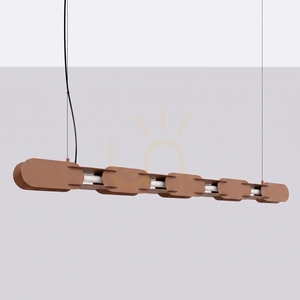 CHAIN 158 mocca LED 4000K taklampa small 1