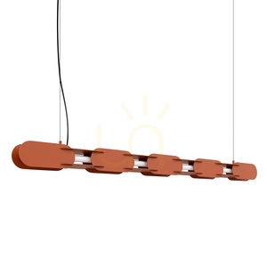 CHAIN 158 ockraröd LED 4000K pendellampa small 0