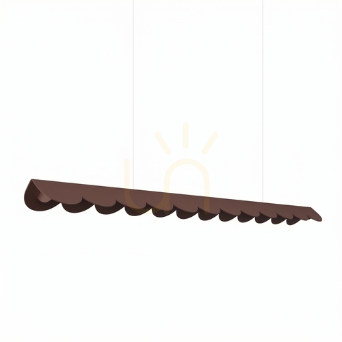 Kontrollera BISCUIT 130 brun LED 4000K taklampa