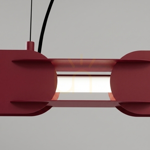 CHAIN 91 vinröd LED 4000K taklampa small 3
