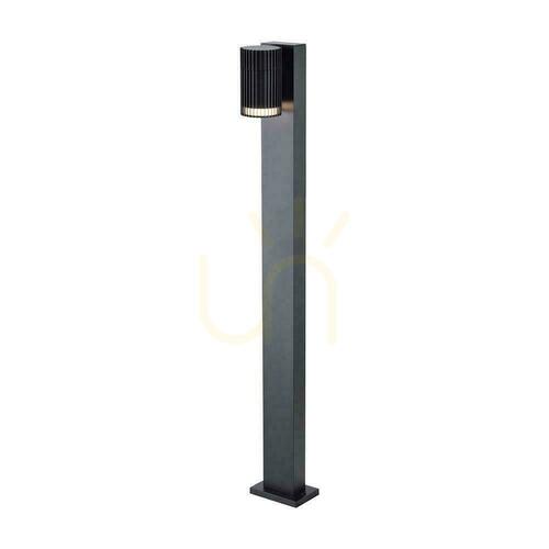Kontrollera V-TAC 80CM GU10 svart trädgårdsstolpe VT-10177 3 års garanti