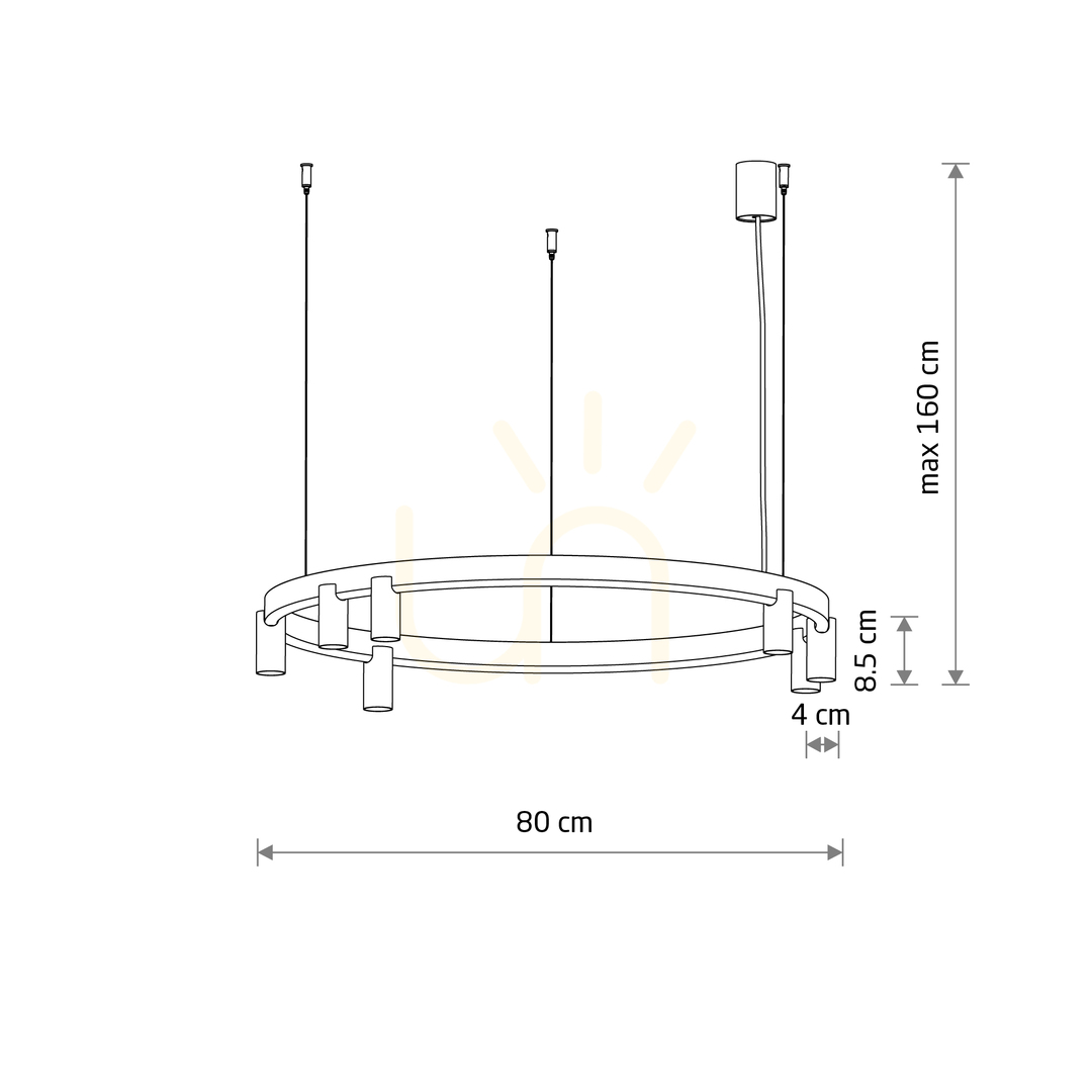 Visa FOURTY ROUND LED-pendellampa 12284 Nowodvorski FOURTY ROUND LED-pendellampa 12284 Nowodvorski