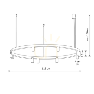 FOURTY ROUND LED-pendellampa 12286 Nowodvorski 7 FOURTY ROUND LED-pendellampa 12286 Nowodvorski small 7