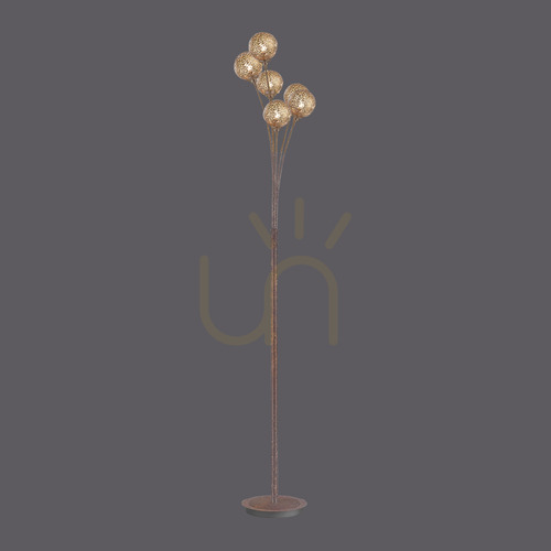 Kontrollera GRETA Golvlampa 398-48 Rost 6xG9