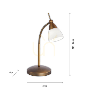 PINO Bordslampa 4001-11 Mässing 1xG9 small 7