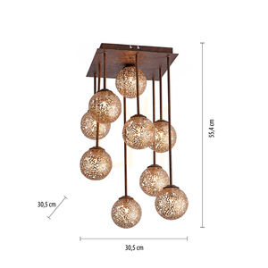 Plafond GRETA 6238-48 Rost 9xG9 small 6
