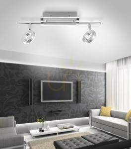 SILEDA plafond 6781-96 Silver 2xLED small 2