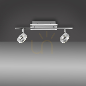 SILEDA plafond 6781-96 Silver 2xLED small 4
