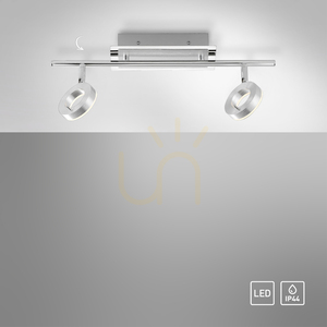 SILEDA plafond 6781-96 Silver 2xLED small 8