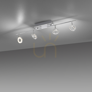 SILEDA plafond 6786-96 Silver 4xLED 10 SILEDA plafond 6786-96 Silver 4xLED small 10