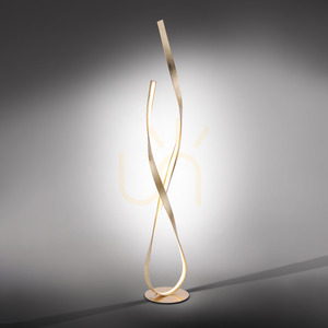 LINDA Golvlampa 720-12 Guld 1xLED small 4