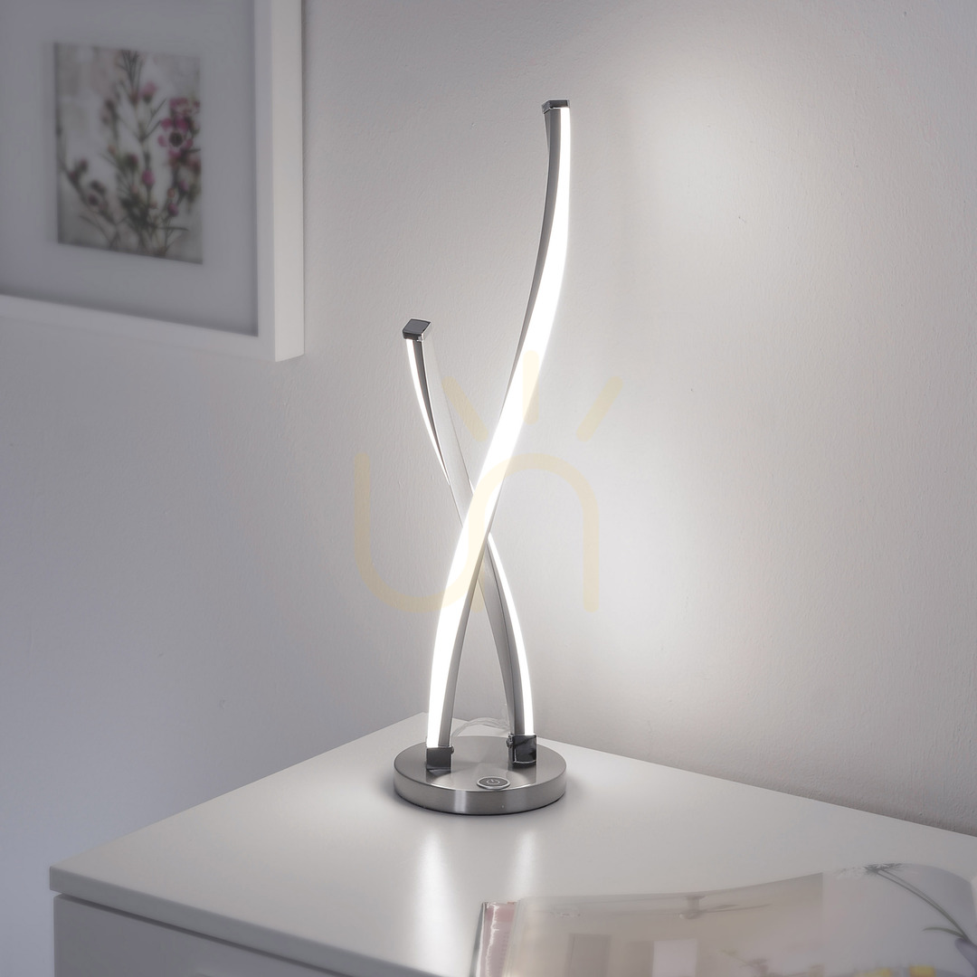 Förhandsvisning POLINA Bordslampa 9141-55 Silver 1xLED POLINA Bordslampa 9141-55 Silver 1xLED