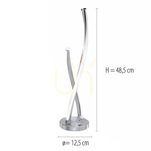 POLINA Bordslampa 9141-55 Silver 1xLED 6 POLINA Bordslampa 9141-55 Silver 1xLED small 6