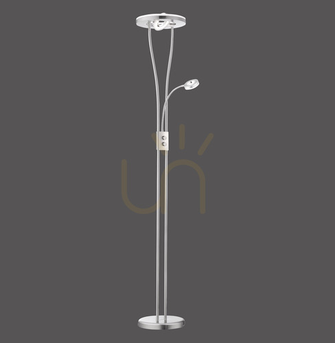 Kontrollera HELIA Golvlampa 11778-55 Silver 3xLED