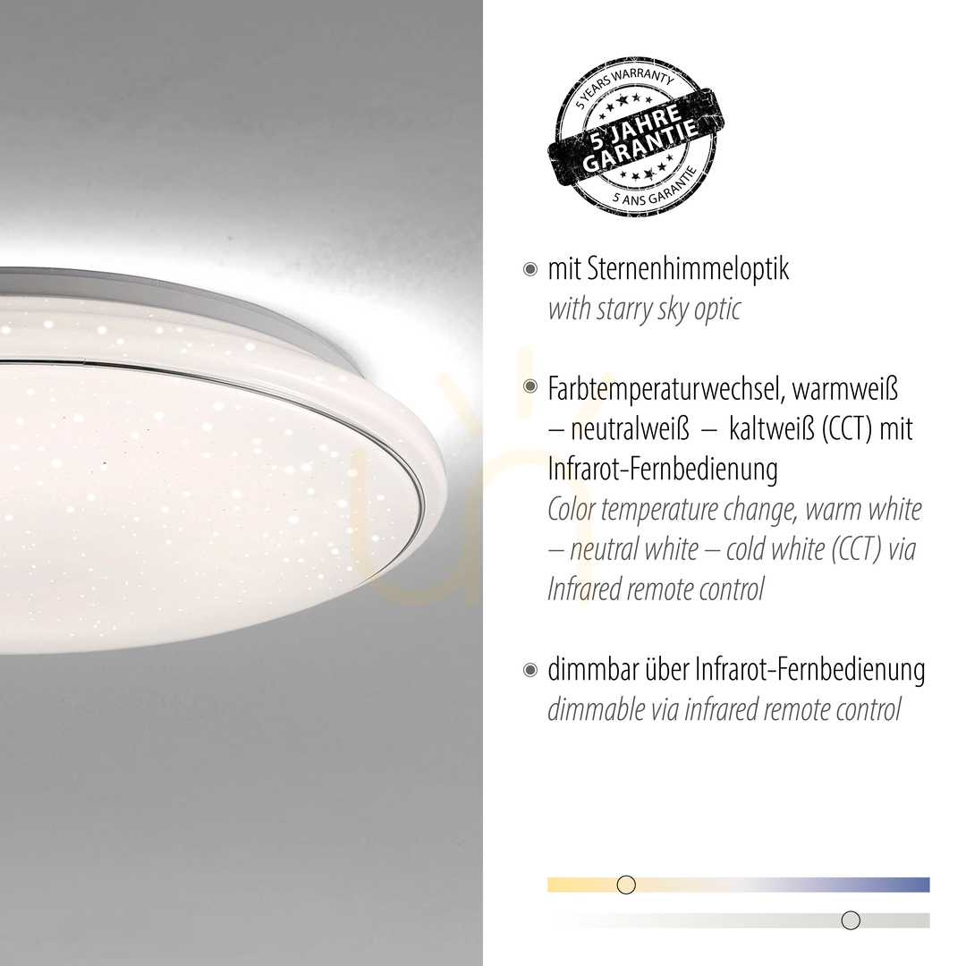 Visa JUPITER Plafond 14366-16 Vit 1xLED JUPITER Plafond 14366-16 Vit 1xLED