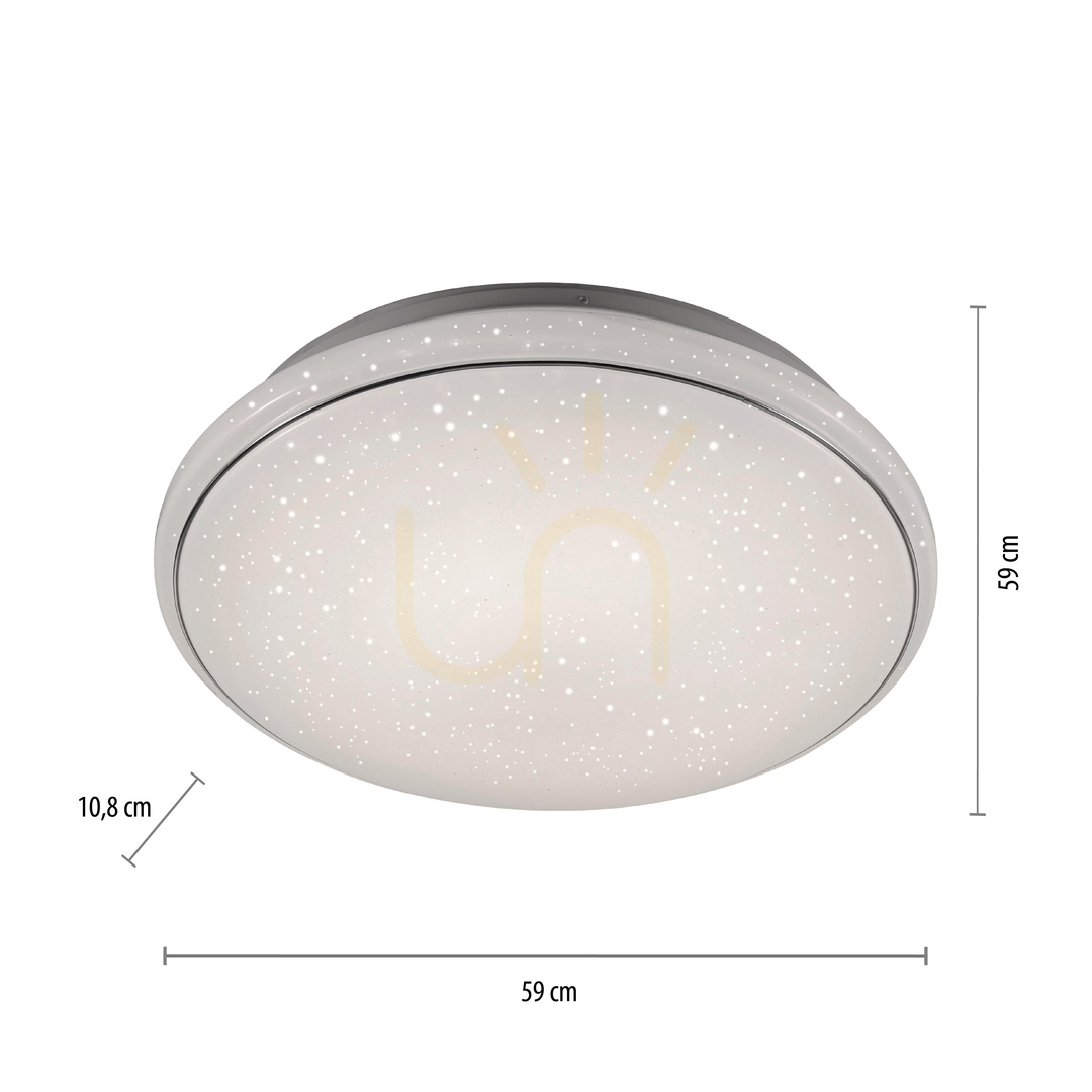 Display JUPITER Plafond 14366-16 Vit 1xLED JUPITER Plafond 14366-16 Vit 1xLED