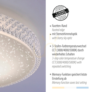 FRIDA Plafond 14372-00 Transparent 1xLED small 3