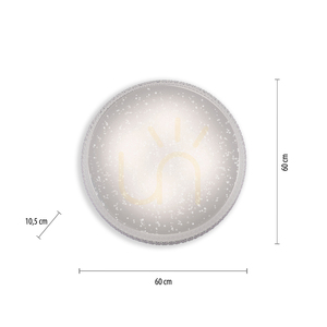 FRIDA Plafond 14372-00 Transparent 1xLED small 6