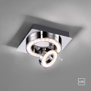 TIM Plafond 14520-17 Krom 2xLED 12 TIM Plafond 14520-17 Krom 2xLED small 12