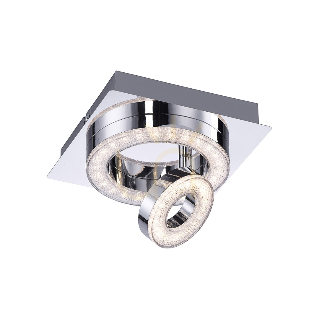 Display TIM Plafond 14520-17 Krom 2xLED TIM Plafond 14520-17 Krom 2xLED
