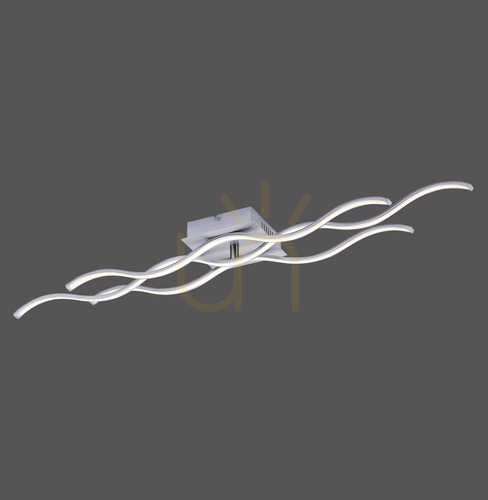 Kontrollera WAVE Plafond 15166-55 Silver 3xLED