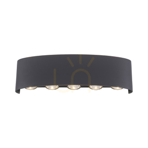 Paul Neuhaus CARLO 9489-13 LED-vägglampa, antracit, 27 cm, IP54 small 11