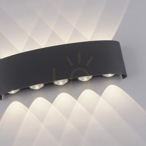 Paul Neuhaus CARLO 9489-13 LED-vägglampa, antracit, 27 cm, IP54 small 8