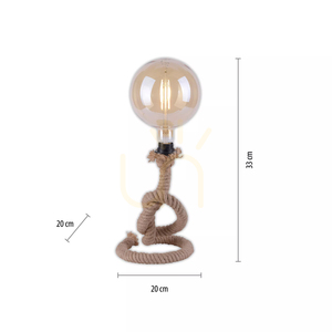ROPE Bordslampa 15480-18 Svart 1xE27 small 12