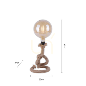 ROPE Bordslampa 15480-18 Svart 1xE27 small 7